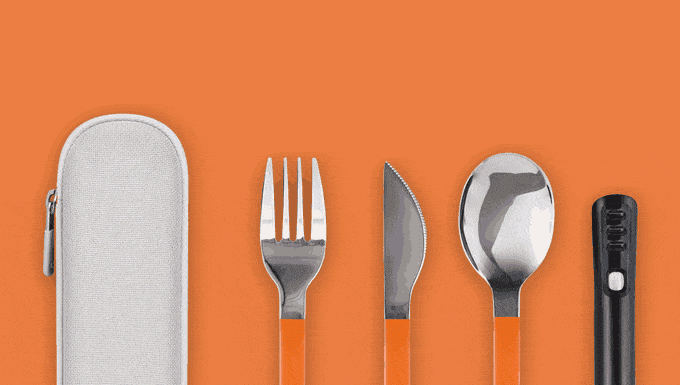 Portable Cutlery by Cliffset For Clean Eating