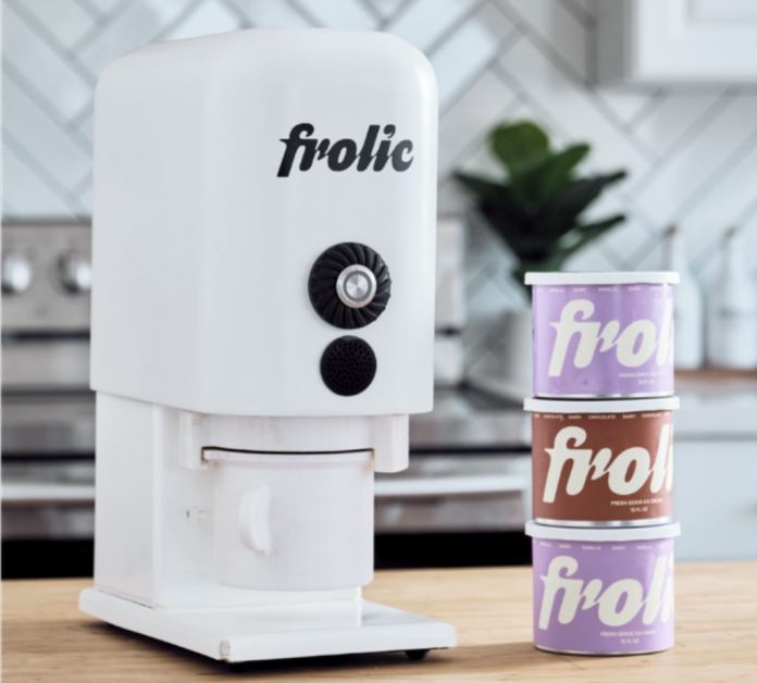 Frolic ice cream machine is crowdfunding on Kickstarter, with the campaign in the last leg. It promises to make you creamy and smooth ice cream in just 2 minutes without pre-freezing or pre-mixing preparations. Its technology also hinges on using smaller ice crystals, up to 10-times smaller than what store-bout ice creams and traditional ice cream makers offer. For example, its ice cream’s micrometer crystal size is 4 - 7 compared to 30 - 40 of its counterparts. The machine has been heavily marketed for its ease in making high-quality ice cream from the comfort of your home and in such a record time. It enables you to make ice cream in three simple steps: Choosing your preferred pod from three options, classic, lite, and vegan. Each pod is 13.5 oz and can last you to about a year in the freezer. If you are into sustainable products, the pods are made from recycled plastic cups. Adding your flavors - you can make your ice cream from numerous ingredients, including fruits, treats, and cookies like Oreos, to achieve your desired flavor. The machine will automatically pick a creamy and smooth finish for the ice cream, so you don’t have uneven bits and chunks. Popping in the pod in Frolic, push the start button and wait for your ice cream The Frolic ice cream machine is a compact gadget that doesn’t take up much of the kitchen space on one’s counter. Its size, design, and weight make it convenient for moving around your storage cabinets, countertops, or anywhere else you need space. It is also easy to clean and maintain. All you have to do is run its mixer blade under hot water. If you want an ice cream machine that doesn't take too much space, is affordable, and delivers fast, you can still pre-order it by backing Frolic’s campaign. The Super Early Bird price of $369.00 gets you the Frolic ice cream maker and two pods. This saves you 18% off the set MRRP price of $449.00. Delivery for the first batch is expected to start in June 2022. About the team Frolic is a frozen food innovation company based in Illinois, US. Its team comprises three individuals with extensive experience in entrepreneurship, engineering and culinary.